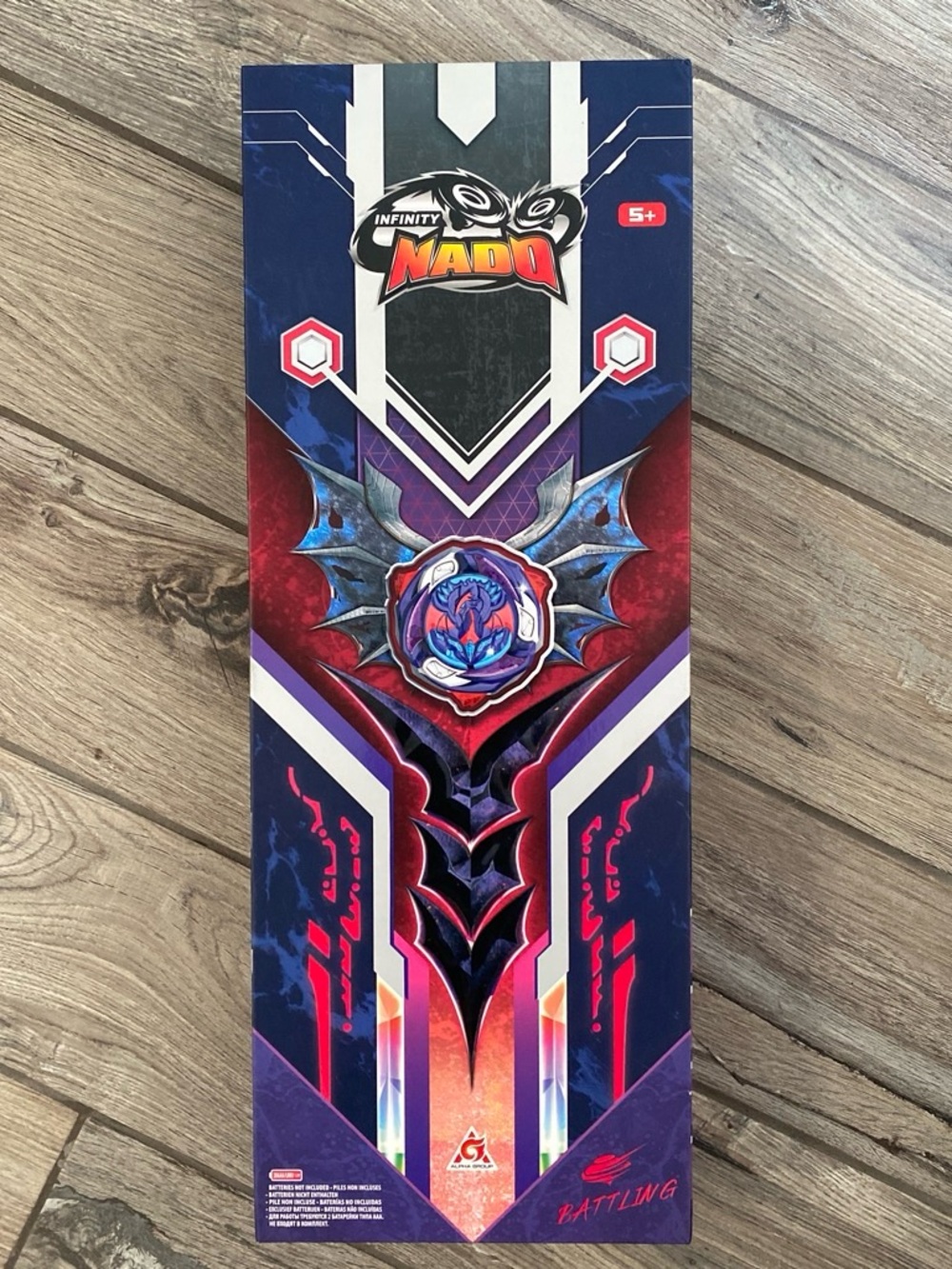 Finity Nado Battling Top Box - Blue, Purple, Red, White